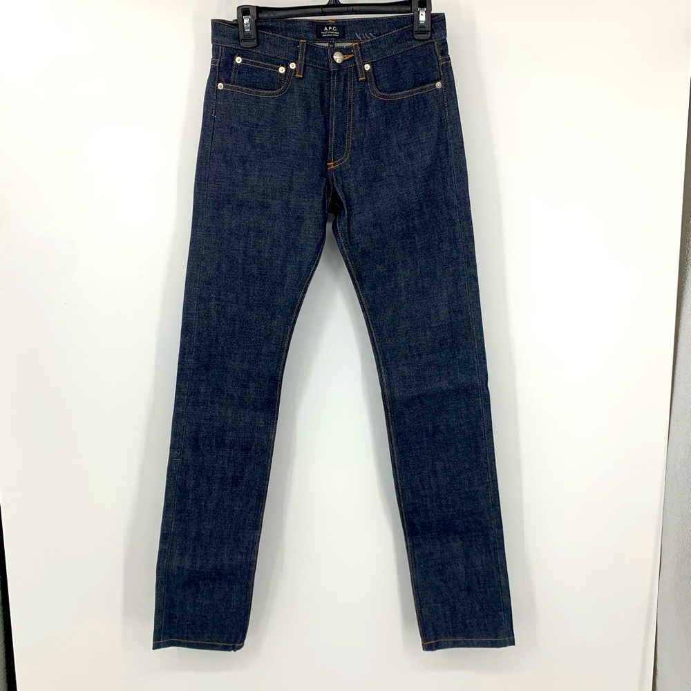 A.P.C. Petit Standard Indigo Button Fly Jeans